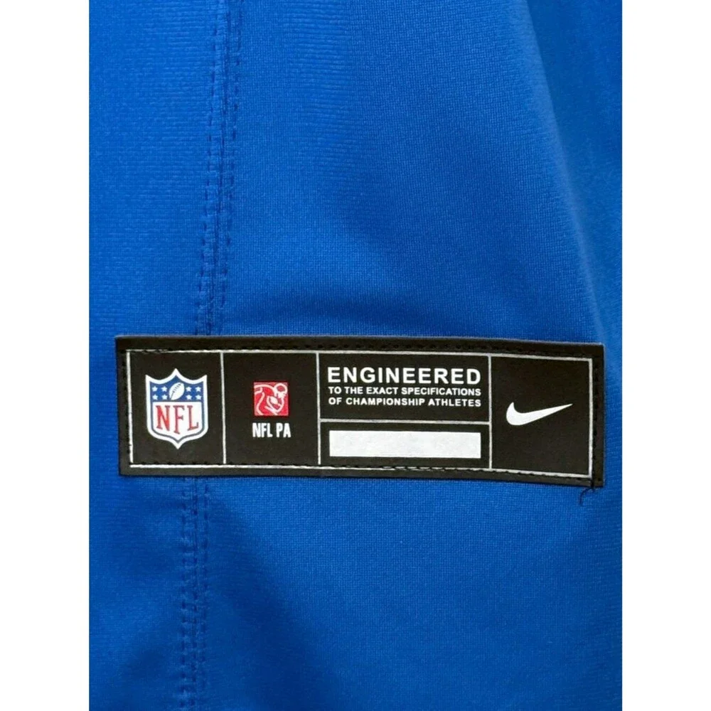 Jared Goff Detroit Lions #16 Nike Vapor FUSE Jersey Blue Gray White Size XXL